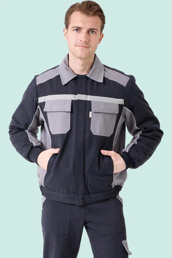 Kışlık İş Mont Polarlı Gabardin CE Urtica Montu Pamuklu Rahat - Image 1
