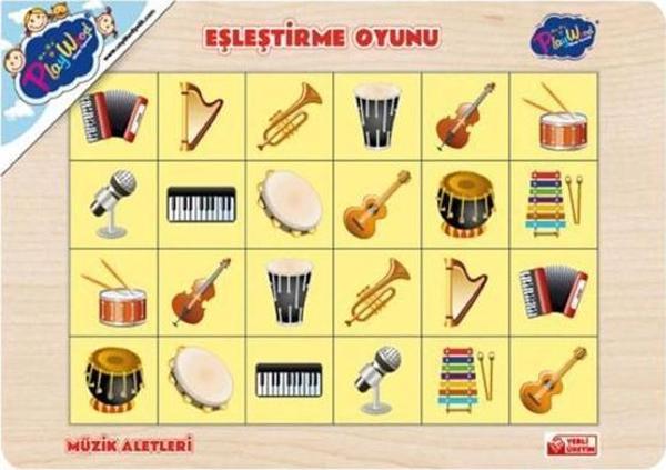 Ahşap Eğitici Eşleştirme Müzik Aletleri ONY263 Playwood - Image 1