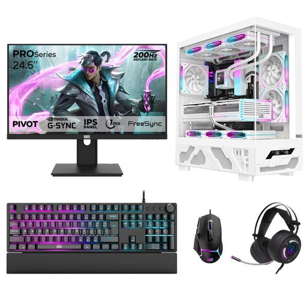 Dragos DRx7757 Ryzen 7 7700 32GB DDR5 1TB NVMe 16GB RTX5060Ti 24.5 İnç 200Hz 1ms Oyuncu Hazır Sistem - Image 1