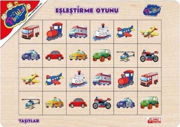 Ahşap Eğitici Eşleştirme Taşıtlar Playwood - Image 1