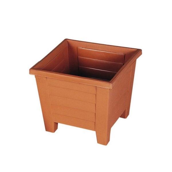Omnipazar  SY-5847 Dekoratif Plastik Kare Ayaklı Saksı 15 Litre No 4  - Image 1