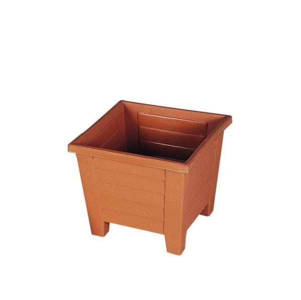 Omnipazar  SY-5845 Dekoratif Plastik Kare Ayaklı Saksı 3,5 Litre No 2 - Image 1