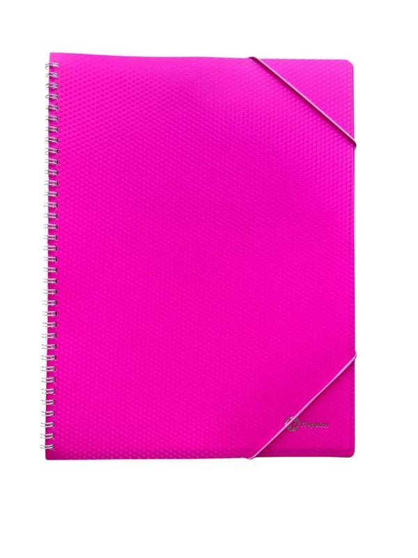 Spiralli Sunum Dosyası 20 Yaprak, Pembe - Image 1