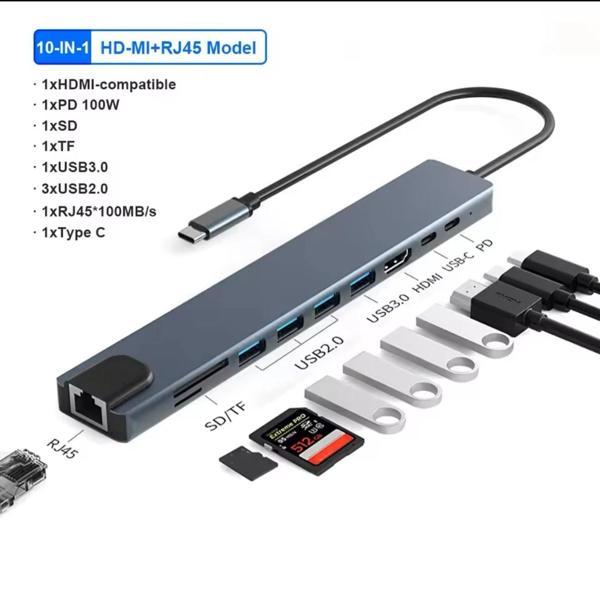 ZR795 Type-C 10 İn 1 Pd Çevirici - Image 1