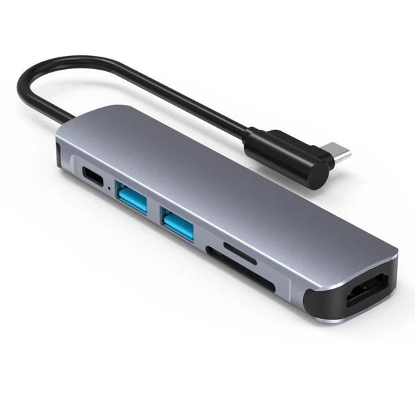 Airsky Hc74Cl 6 İn 1 Hdmı Çevirici L Tipi - Image 1