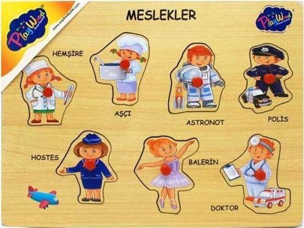 Ahşap Tutmalı Meslekler 2 ONY164 Playwood - Image 1