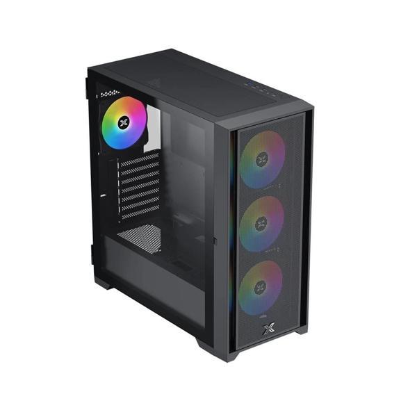 Xigmatek Master X II Pro Siyah 4x120mm Rainbow Rgb Fanlı + 750w PSU Midt Atx Gaming Kasa - Image 1