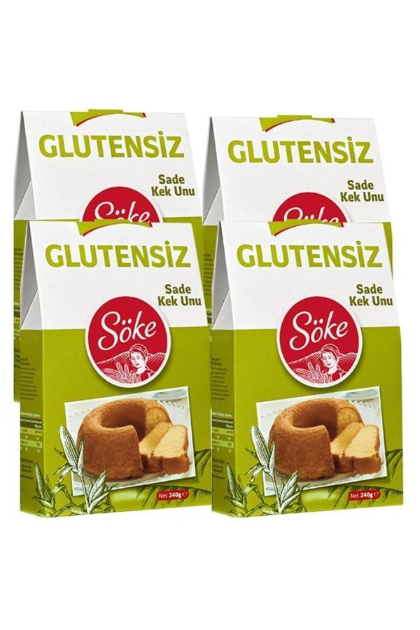 Glutensiz Kek Un Sade 4x240 g 4 lü Set - Image 1