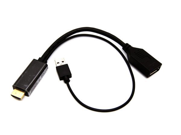 Beek HDMI &lt;-&gt; DisplayPort (DP) Adaptör Kablosu, HDMI Erkek - DP Dişi, Giriş: HDMI Çıkış: DP, 4KX2K@60Hz çözünürlük&lt;br&gt;
Beek HDMI M to DP F Adaptor Cable, Input: HDMI Output: DP, 4KX2K@60Hz - Image 1