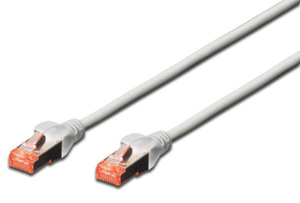 Digitus Cat.6 Patch Kablo, S-FTP, Halogenfree, AWG 27/7, 10 metre, Gri Renk - Image 1