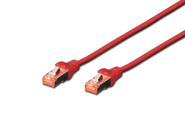 Beek CAT 6 SFTP/PIMF (Pairs In Metal Foil) Patch Kablosu, 5 metre, LSZH, AWG 26, Kırmızı Renk - Image 1