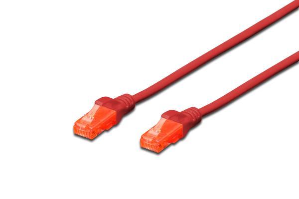 Beek CAT. 6 Patch Kablo, U/UTP, 3 metre, AWG 26, Kırmızı Renk, LSZH - Image 1