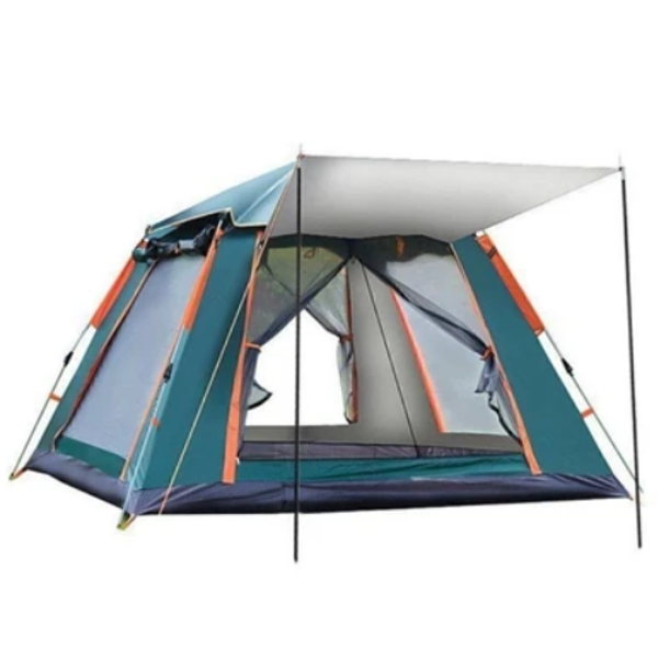 4 Kişilik Otomatik Çadır Gölgelikli Tenteli | Hızlı Kurulum, Su Geçirmez, Kamp ve Outdoor Aile Çadırı - Image 1