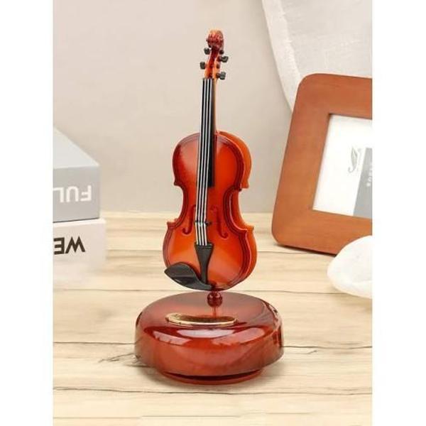 Hareketli Violin Müzik Kutusu - Image 1