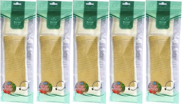 Derma Naturel Palmiye Örme İpli Banyo Kemeri (8*24CM) (5 Li Set) - Image 1