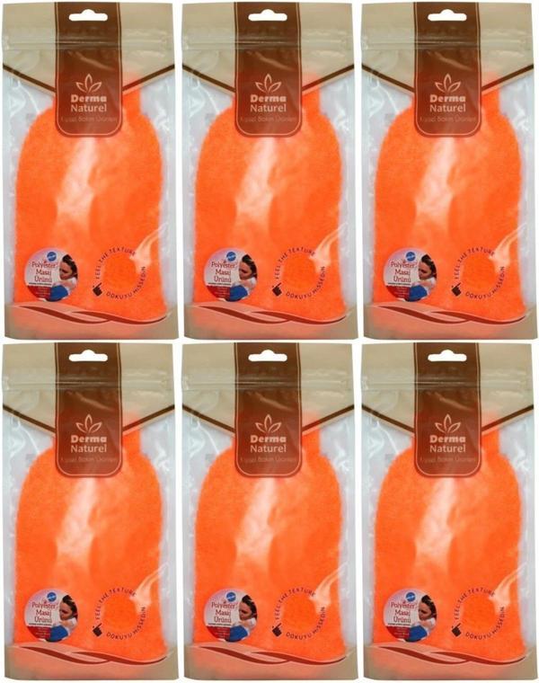 Derma Naturel Banyo Eldiveni Renkli MS-05 (6 Lı Set) - Image 1