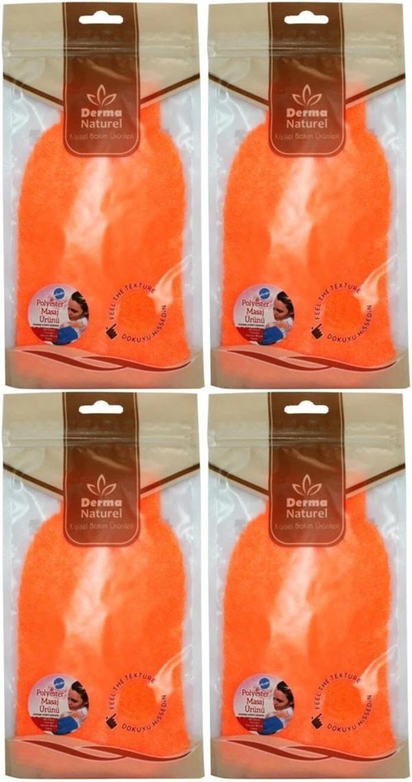 Derma Naturel Banyo Eldiveni Renkli MS-05 (4 Lü Set) - Image 1