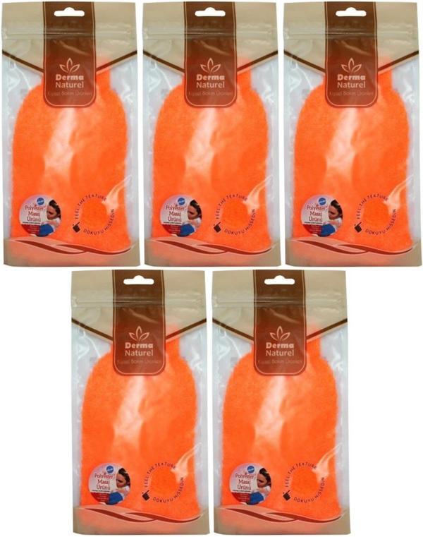 Derma Naturel Banyo Eldiveni Renkli MS-05 (5 Li Set) - Image 1