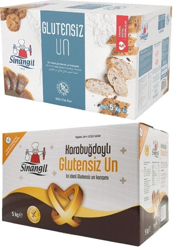 Sinangil Glutensiz Un 5KG (5000GR) + Glutensiz Karabuğdaylı 5KG (5000GR) Toplam:10KG - Image 1