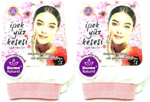 Derma Naturel İpek Yüz Kesesi MS-31 (2 Li Set) - Image 1