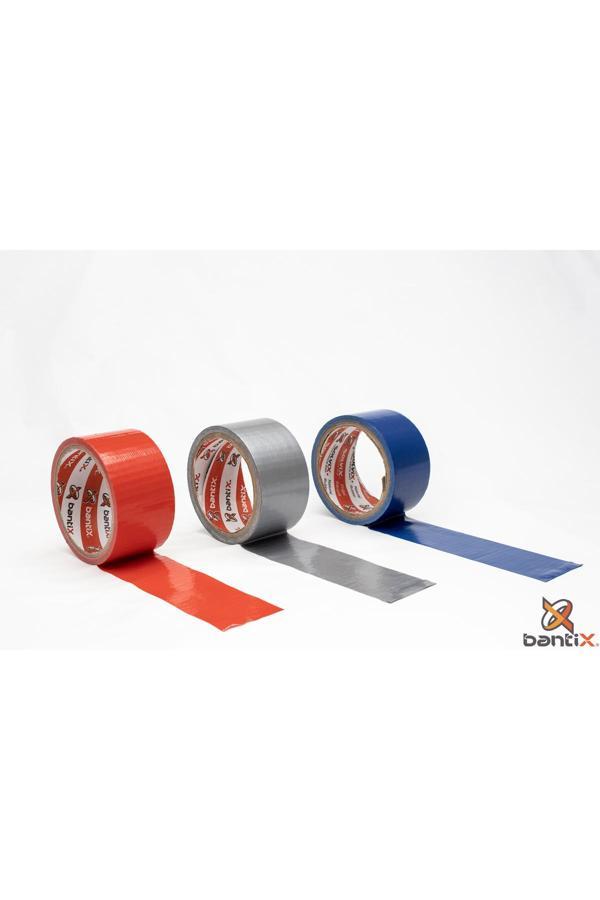Bantix 6’Lı Paket Gri Tamir Bandı- Duck Tape Çok Amaçlı Tamir Bandı - Kanal Bandı 48Mm x 10 Ar Metre - Image 1