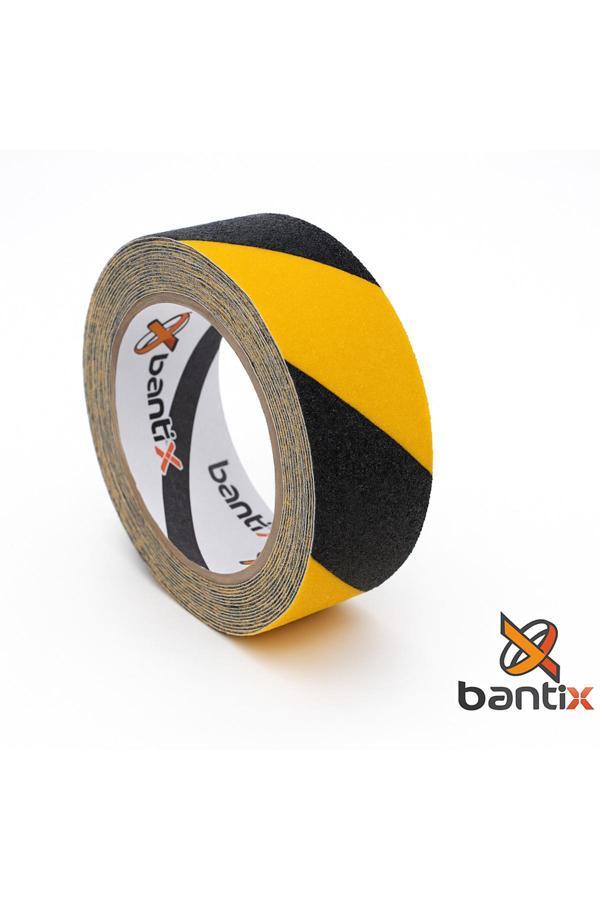 Bantix 50Mmx25 Metre Sar-Siyah Merdiven Kaydırmaz Bant - Image 1