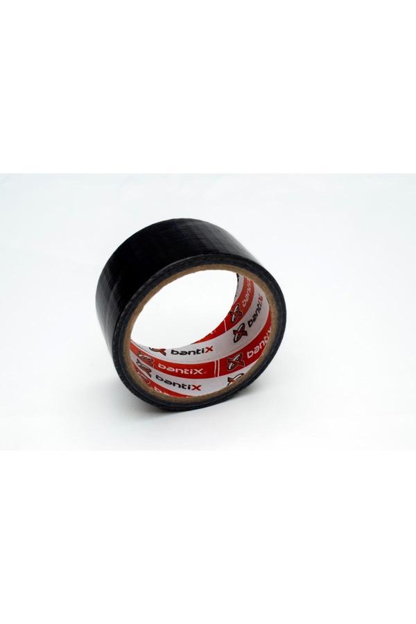 Bantix 6’Lı Paket Siyah Tamir Bandı- Duck Tape Çok Amaçlı Tamir Bandı - Kanalbandı 48Mm x 10 Ar Metre - Image 1