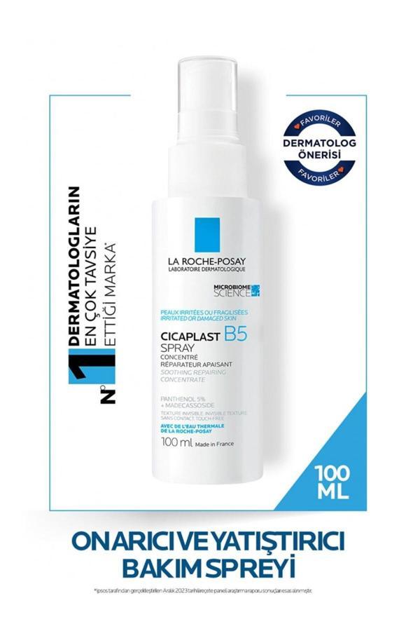 La Roche-Posay Cıcaplast Baume B5 Onarıcı Bakım Spreyi Cilt Bariyeri Onarıcı Yüz Ve Vücut Bakım Spreyi-100 Ml - Image 1