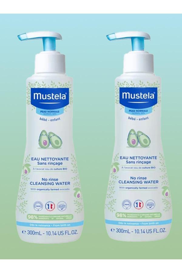 Mustela No Rinse Cleansing Water 300 Ml Durulama Gerektirmeyen Temizleme Sıvısı - Image 1