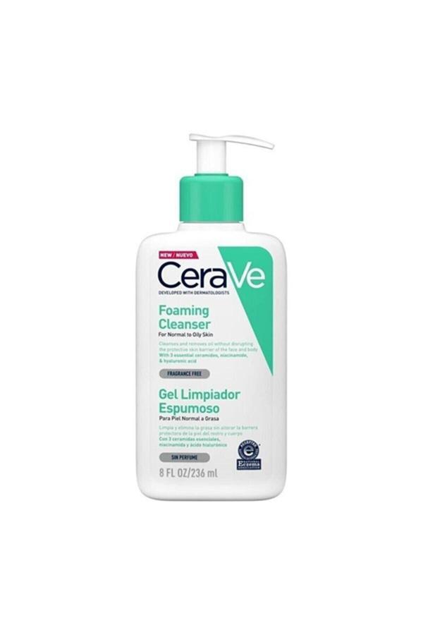 Cerave Foaming Cleanser Normal Yağlıya Dönük Ciltler İçin 236 Ml - Image 1