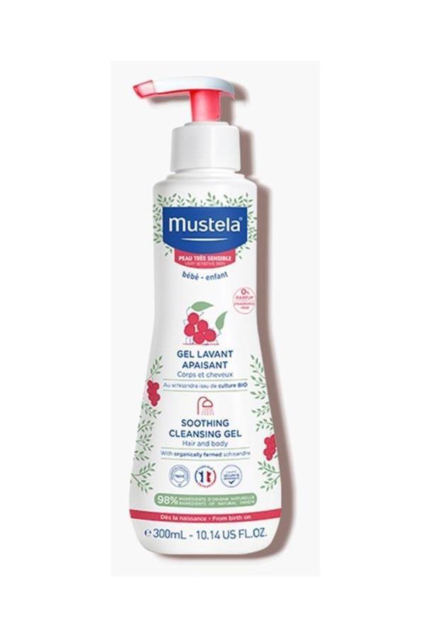 Mustela Soothing Cleansing Gel Hair And Body 300 Ml - Hassas Ciltler - Image 1