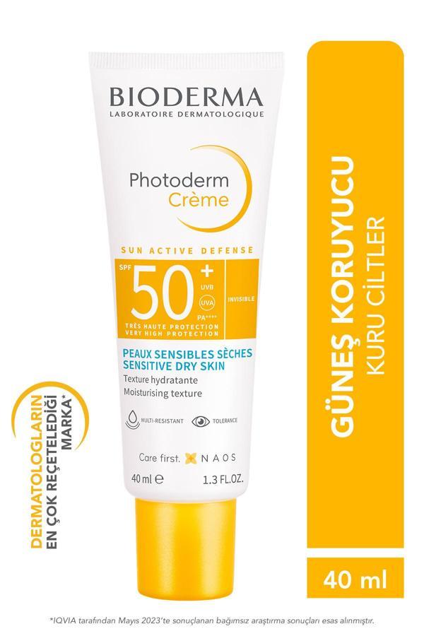 Bioderma Photoderm Cream Spf50+ Skın Protectıve Face Sunscreen For Dry Skın 40 Ml Gkhair391 - Image 1