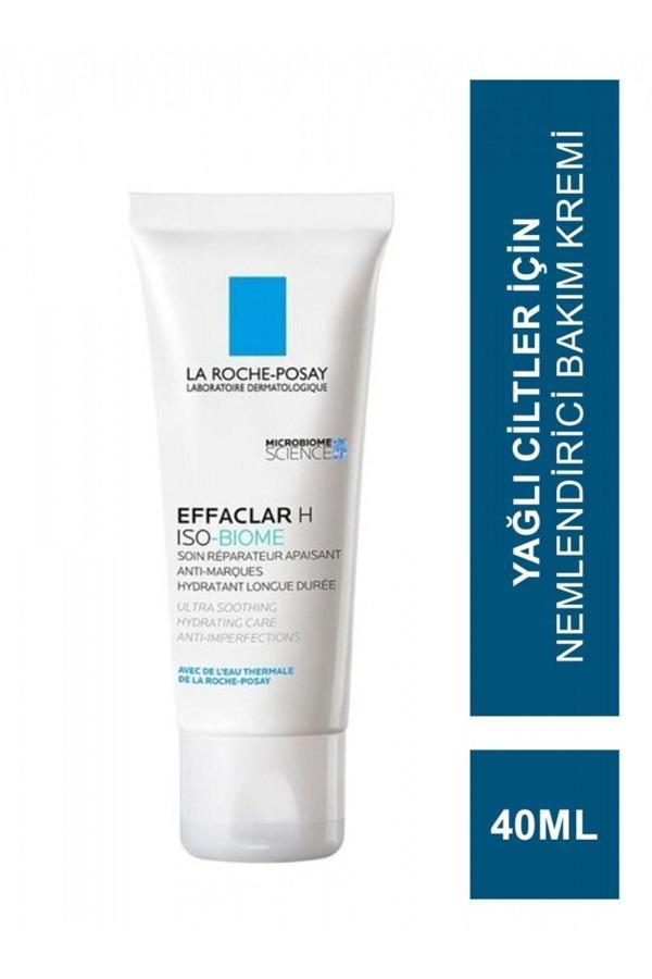 La Roche-Posay Effaclar H Isobiome - Yağlı Ve Düzensiz Ciltlere Özel Nemlendirici Yüz Bakım Kremi 40 Ml - Image 1