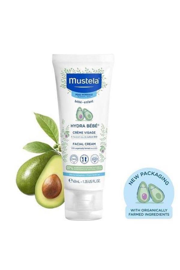 Mustela Hydra Bebe Organik Avokadolu Bebek Yüz Kremi - Image 1
