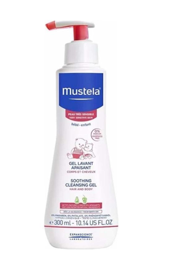 Mustela Gentle Soothing Cleansing Gel ( Çok Hassas Ciltler İçin Jel) Şampuan 300 Ml - Image 1