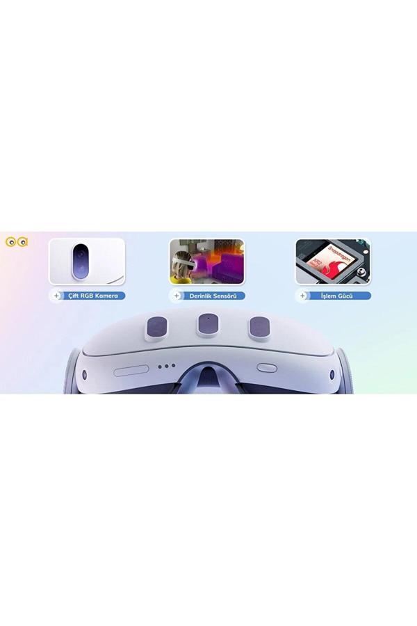 Meta Quest 3 512 Gb - Vr Sanal Gerçeklik Gözlüğü - Image 1