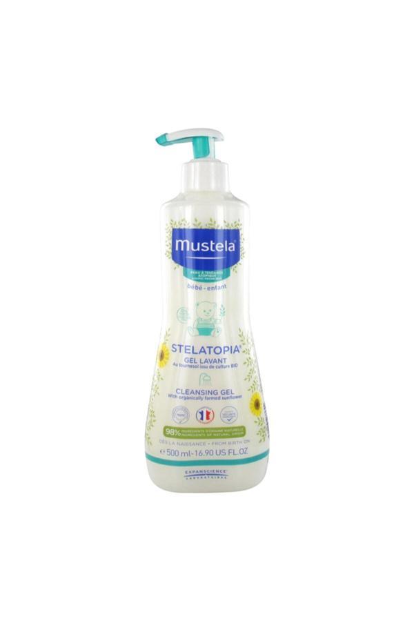 Mustela Stelatopia Cleansing Gel 500 Ml Çok Kuru Ciltlere Özel - Image 1