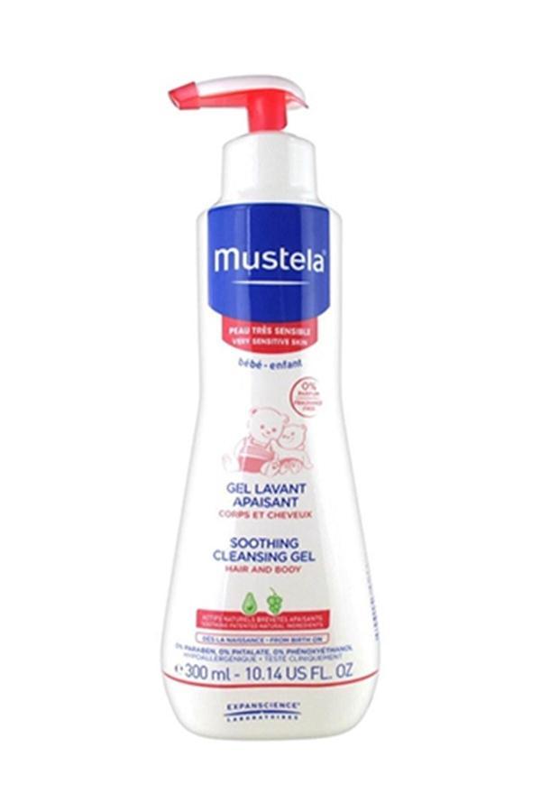 Mustela Soothing Cleansing Gel Çok Hassas Cilt Bebek Şampuanı 300 Ml - Image 1
