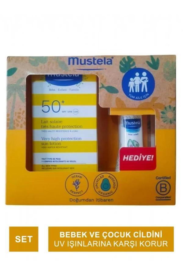 Mustela Very High Protection Spf 50+ Sun Lotion 100 Ml - Vücut Losyonu 50Ml Hediye - - Image 1