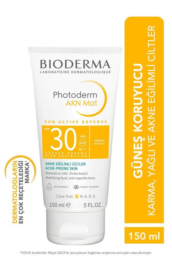 Bioderma Photoderm Akn Matte Anti-Acne Sun Cream Skin Brightening Mattifying Effect 150 Ml Pssn1759 - Image 1