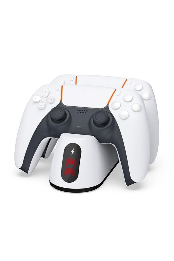 Havuz Elektronik Ps5 Dual Dock Gamepad Göstergeli Şarj Stand Tp5-0516B - Image 1