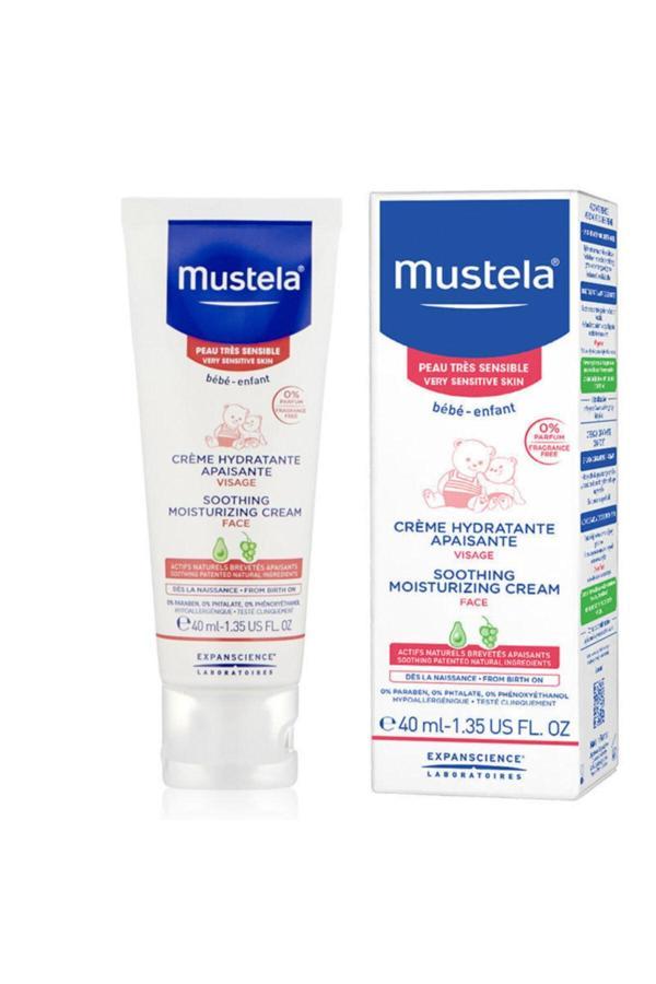 Mustela Soothing Moisturizing Cream 40Ml | Hassas Ciltler Için Yüz Kremi - Image 1