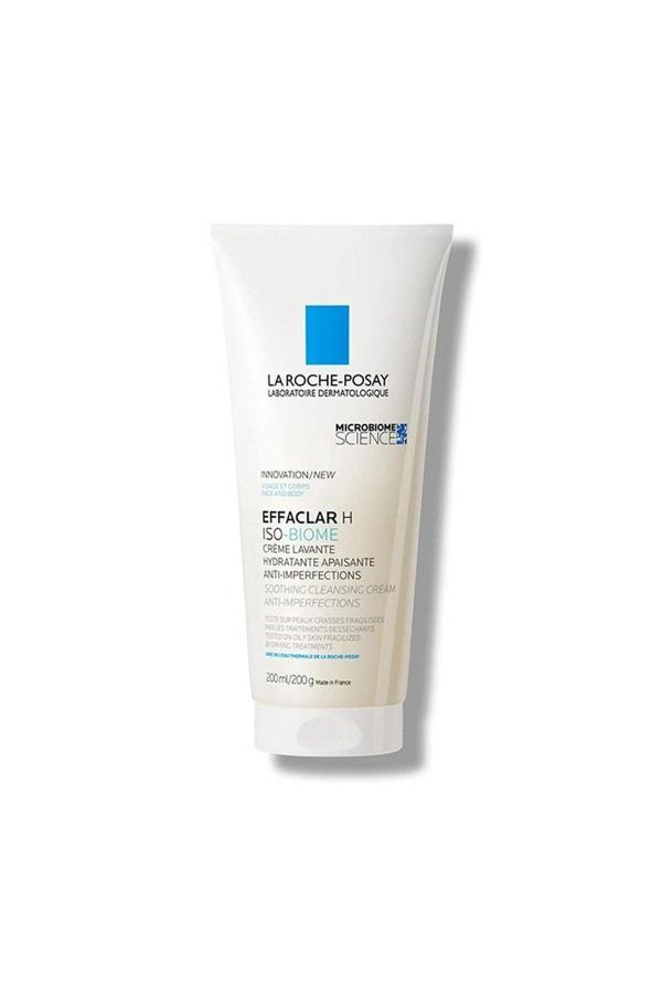 La Roche-Posay Effaclar H Isobiome Creme Lavante Yağlı Akneye Eğilimli Hassas Ciltler İçin Temizleyici Krem 200 Ml - Image 1