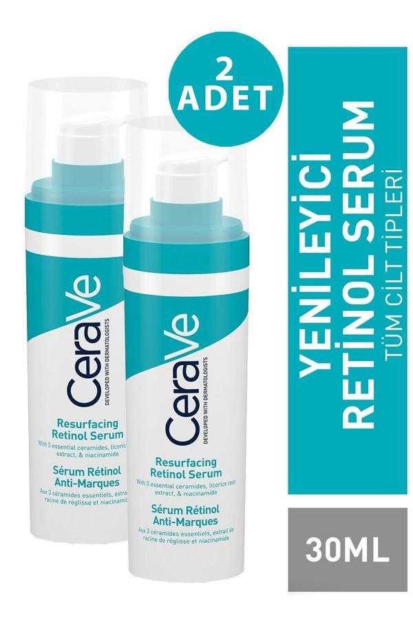Cerave Yağlı Ve Düzensiz Ciltler Için Retinol Serum 30 Ml 2 Adet - Image 1