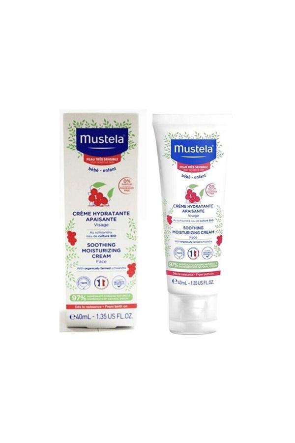 Mustela Soothing Moisturizing Cream 40 Ml Çok Hassas Ciltler Için Nemlendirici - Image 1