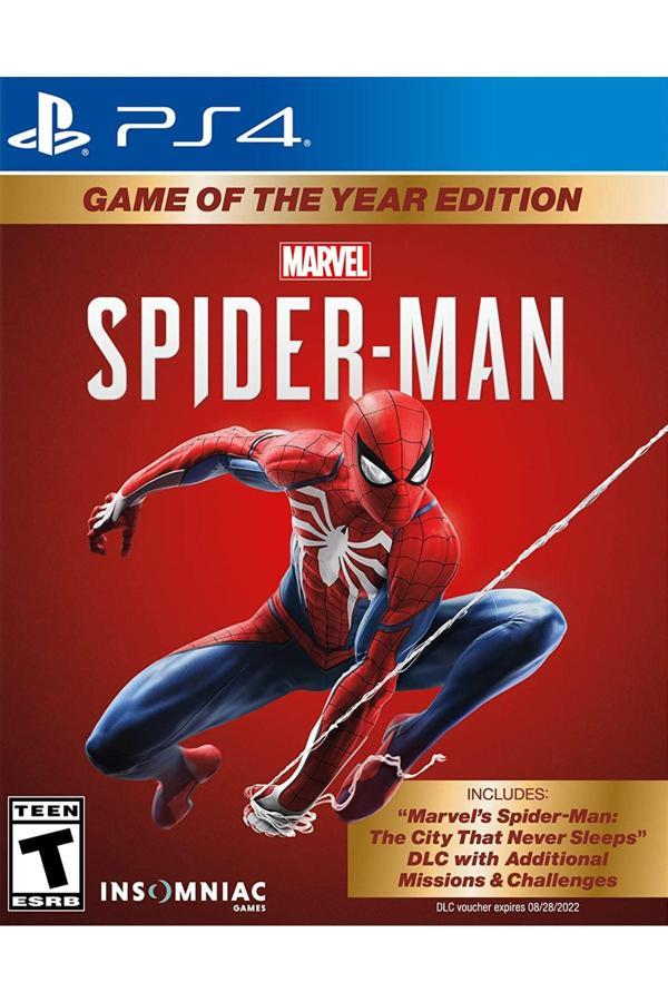 Sony Marvel Spiderman Game Of The Year Edition Playstation 4 Oyun Örümcek Adam Ps4 Oyun - Image 1