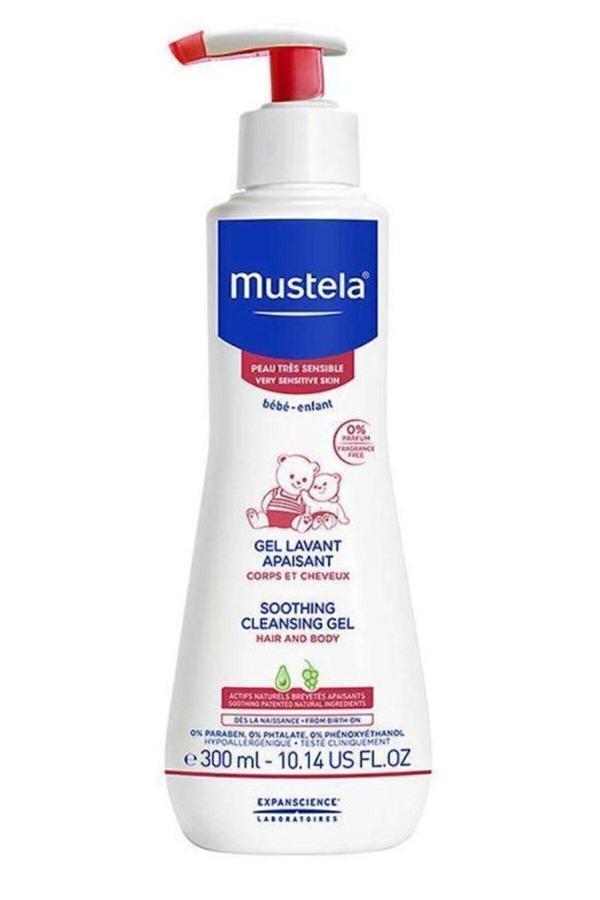 Mustela Soothing Cleansing Gel 300 Ml - Hassas Ciltler Için Bebek Şampuanı - Image 1
