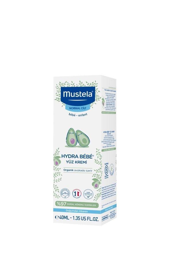 Mustela Hydra Bebe Organic Avocado Baby Face Cream 40Ml Demba4729 - Image 1