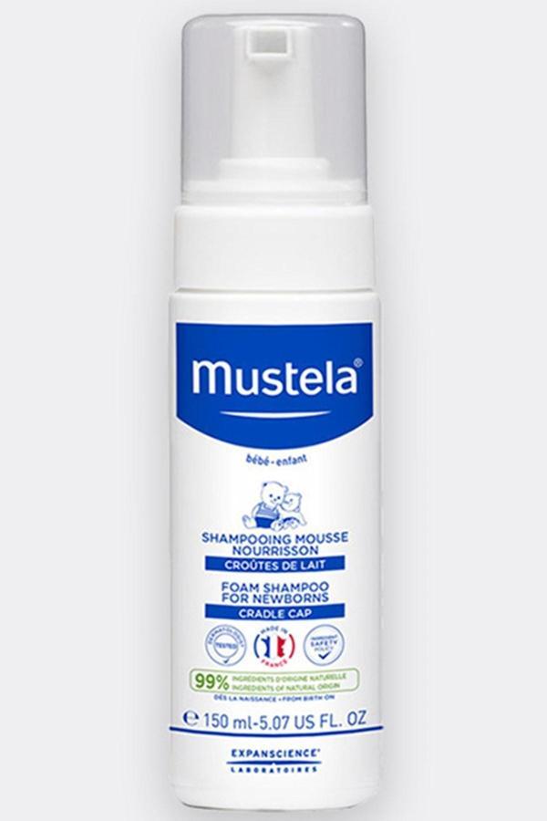 Mustela Newborns Foam Shampoo Yenidoğan Köpük Şampuan 150 Ml Bebek Şampuanı - Image 1