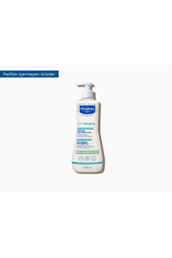 Mustela Stelatopia Cleansing Gel Çok Kuru Ciltler Için Şampuan 500 Ml Yeni Formül 09/2025 - Image 1